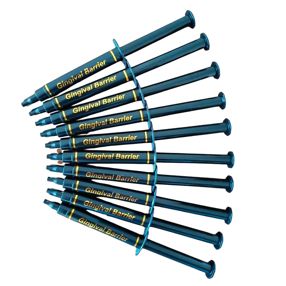 RocketSmile gingival barrier blue gel 3ml tube protects gums during whitening.