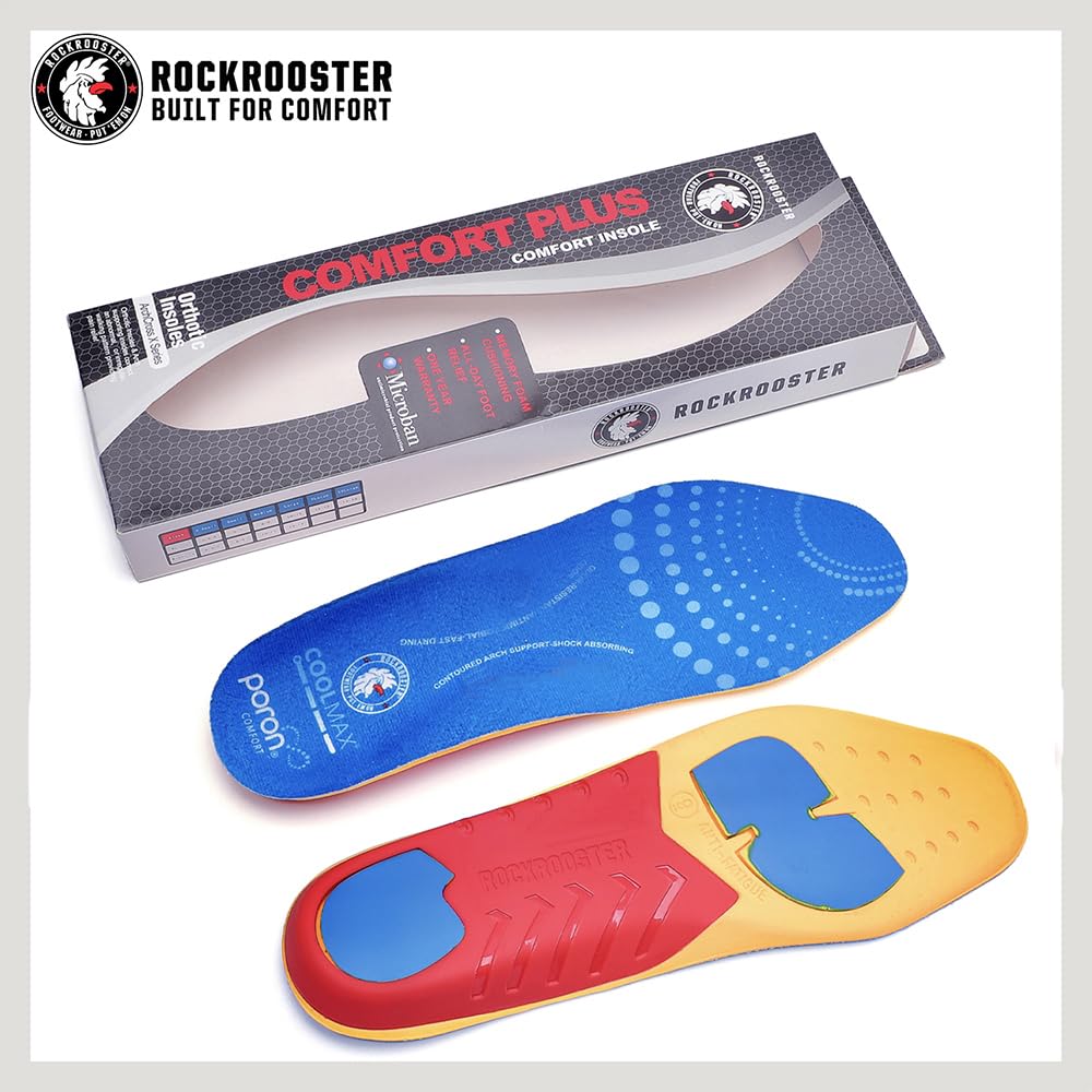 ROCKROOSTER size guide converting men's to women's sizing with 1.5 addition.