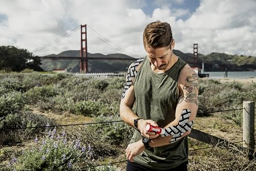 RockTape RockSauce Fire applied on skin with cooling and warming sensations.