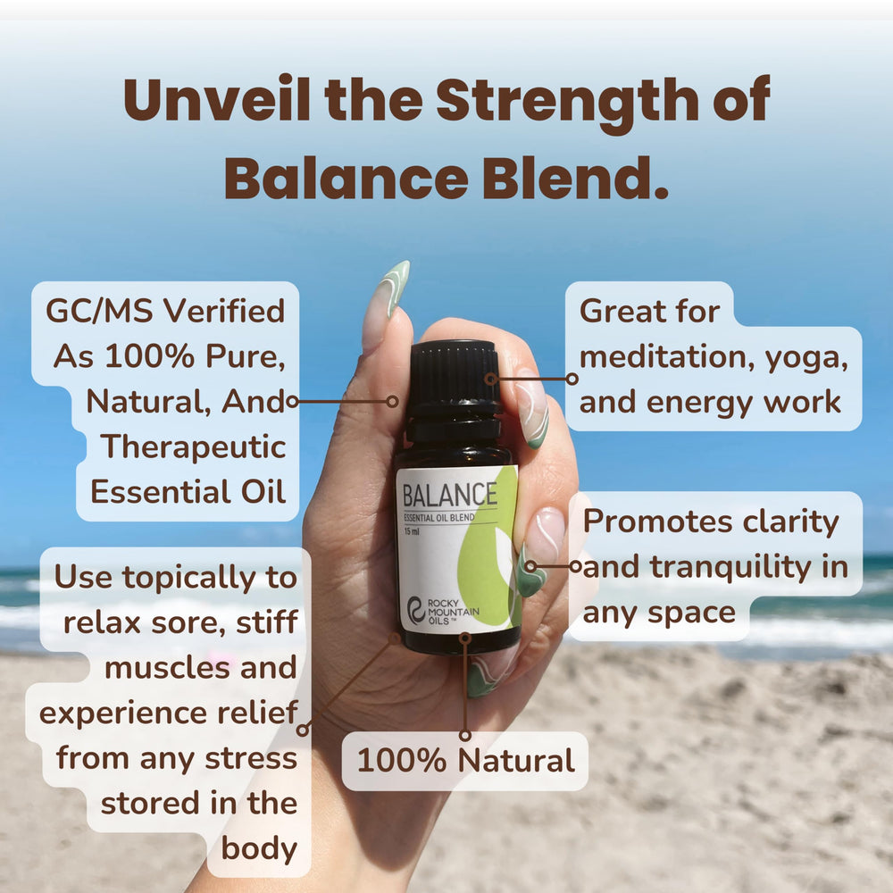 Balance with a carrier oil for a gentle massage.