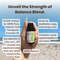 Balance with a carrier oil for a gentle massage.