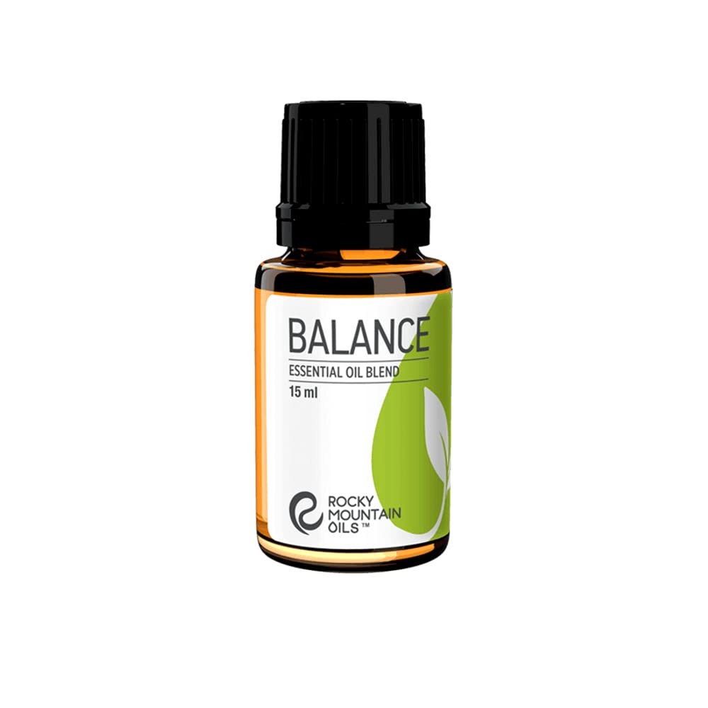 Rocky Mountain Oils Balance bottle 15ml for diffuse aromatherapy and calm rituals.
