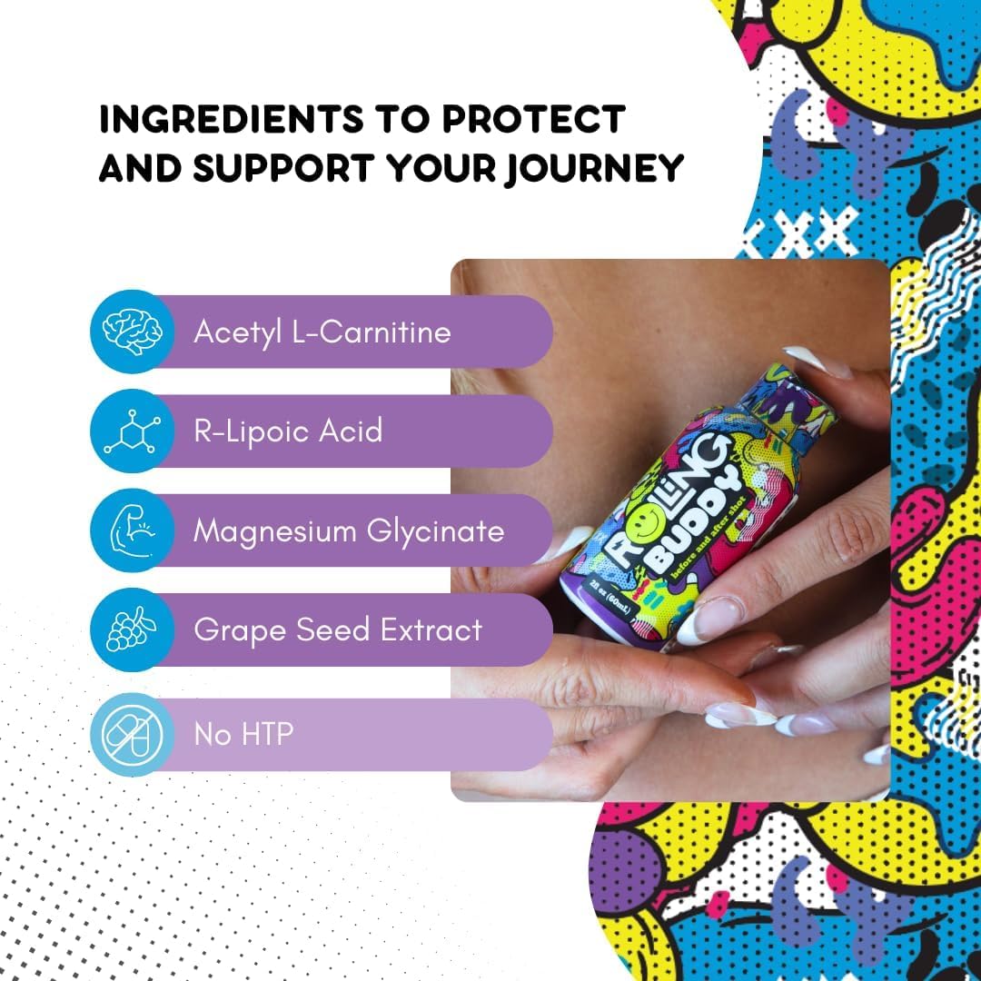 Rolling Buddy antioxidants-closeup highlighting brain and liver support ingredients