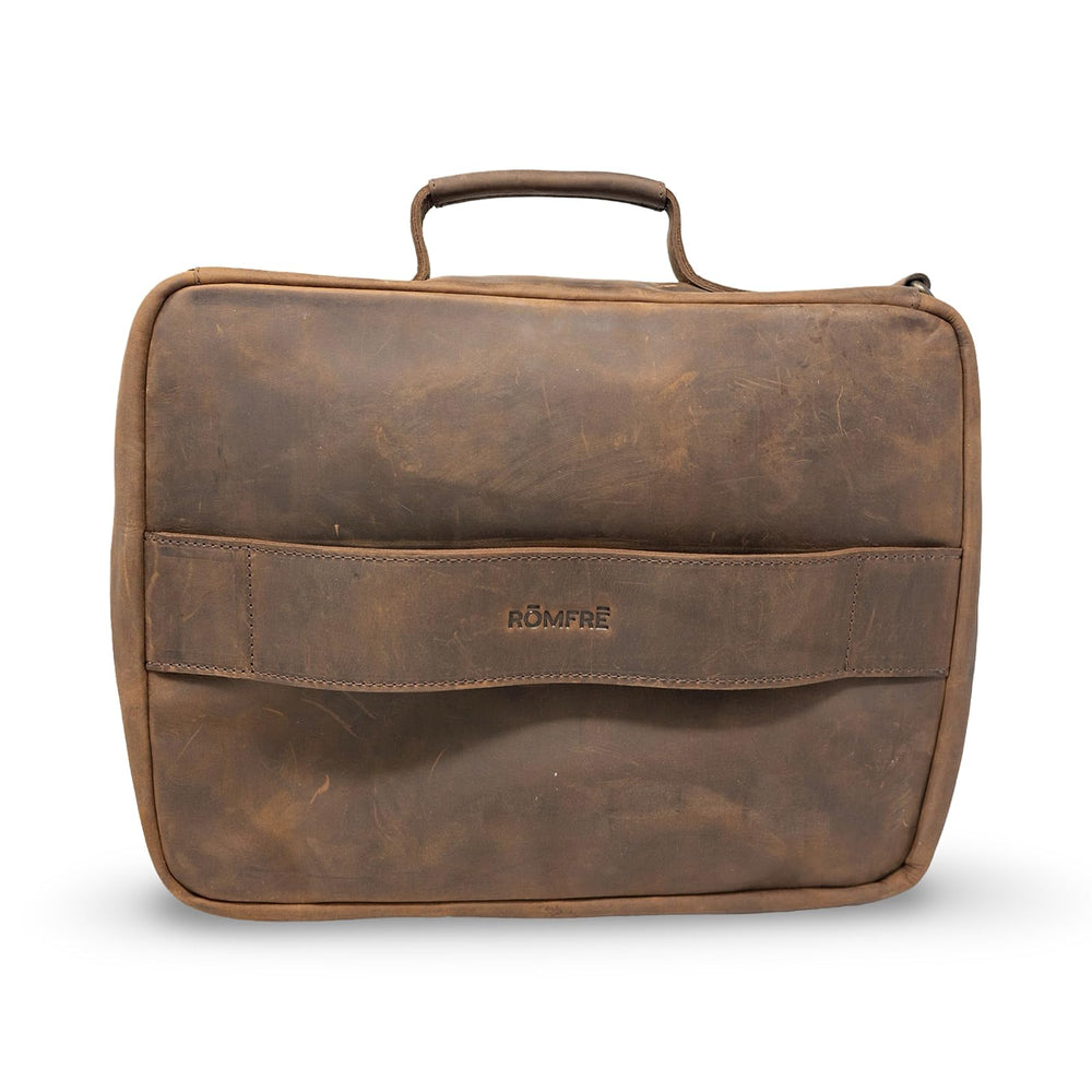 ROMFRE CPAP bag with removable shoulder strap for comfortable, hands-free transport.