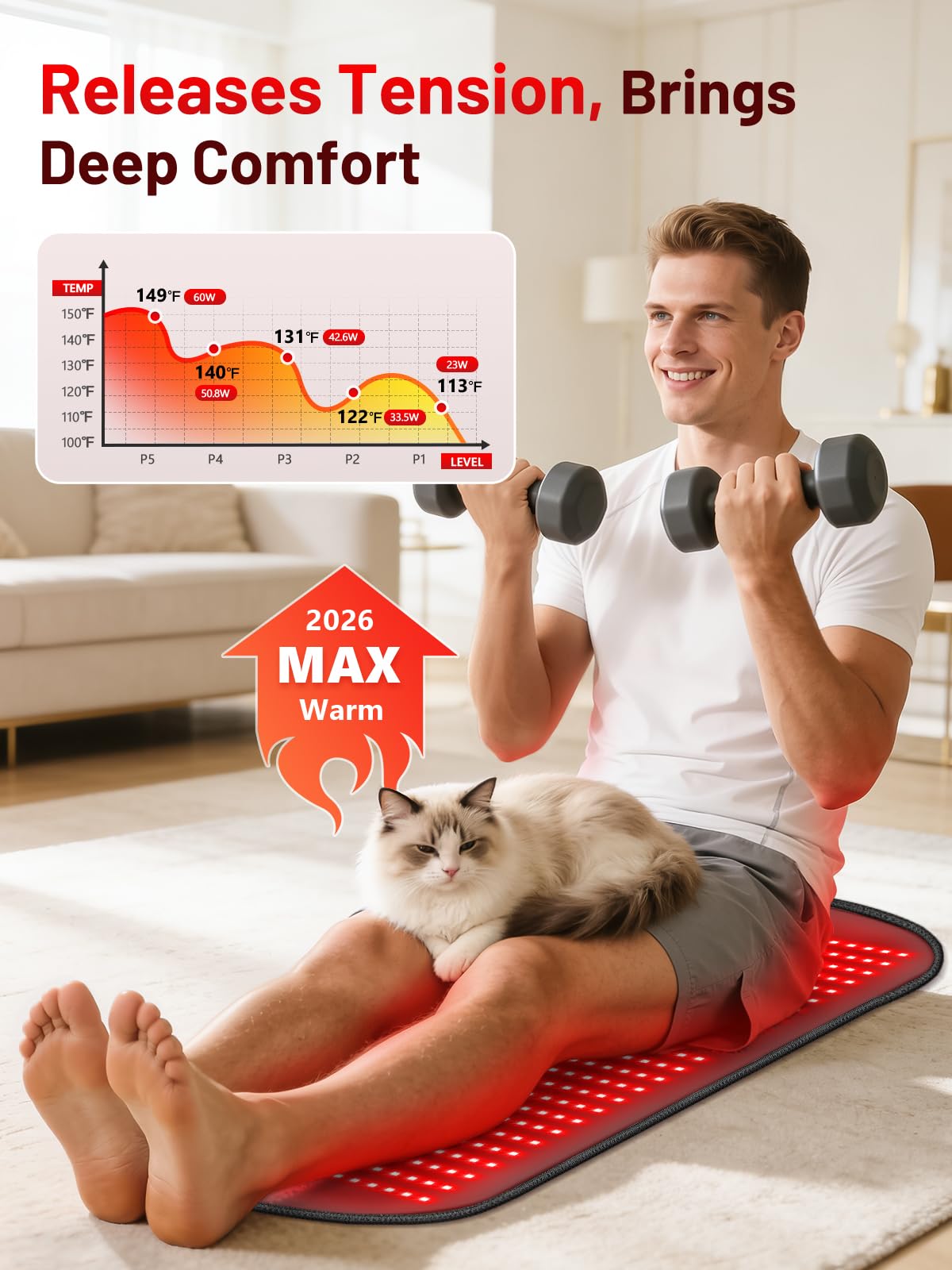 ROMISA 13-foot cable enables flexible placement around a room.