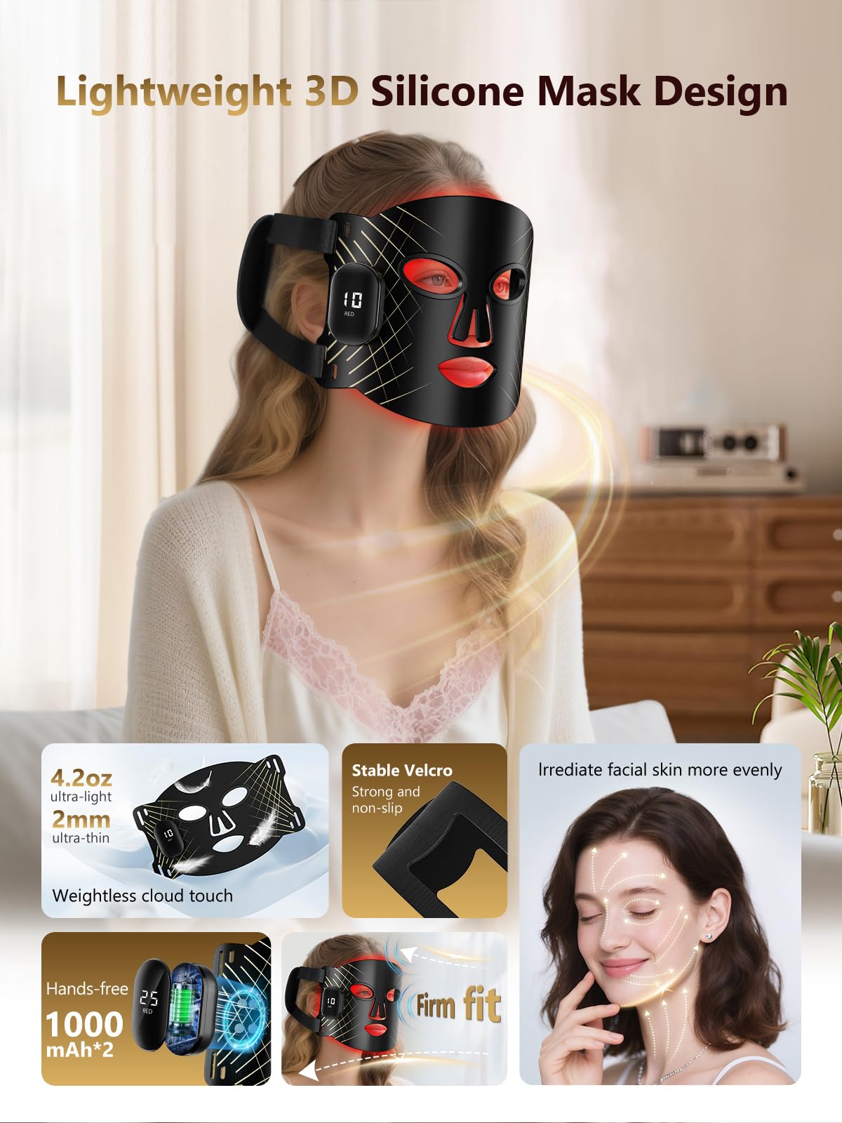 ROMISA built-in eye protection shield and nostril space