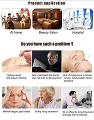 Romonacr device used on the shoulder area to ease muscle tension.