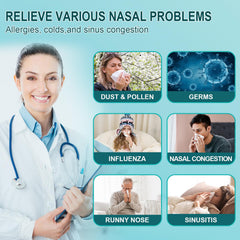 Ronfnea food-grade silicone nasal tips provide soft comfort.