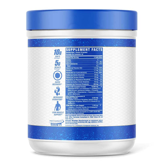 Ronnie Coleman Amino-Tone scoop dispensing amino acids for quick recovery