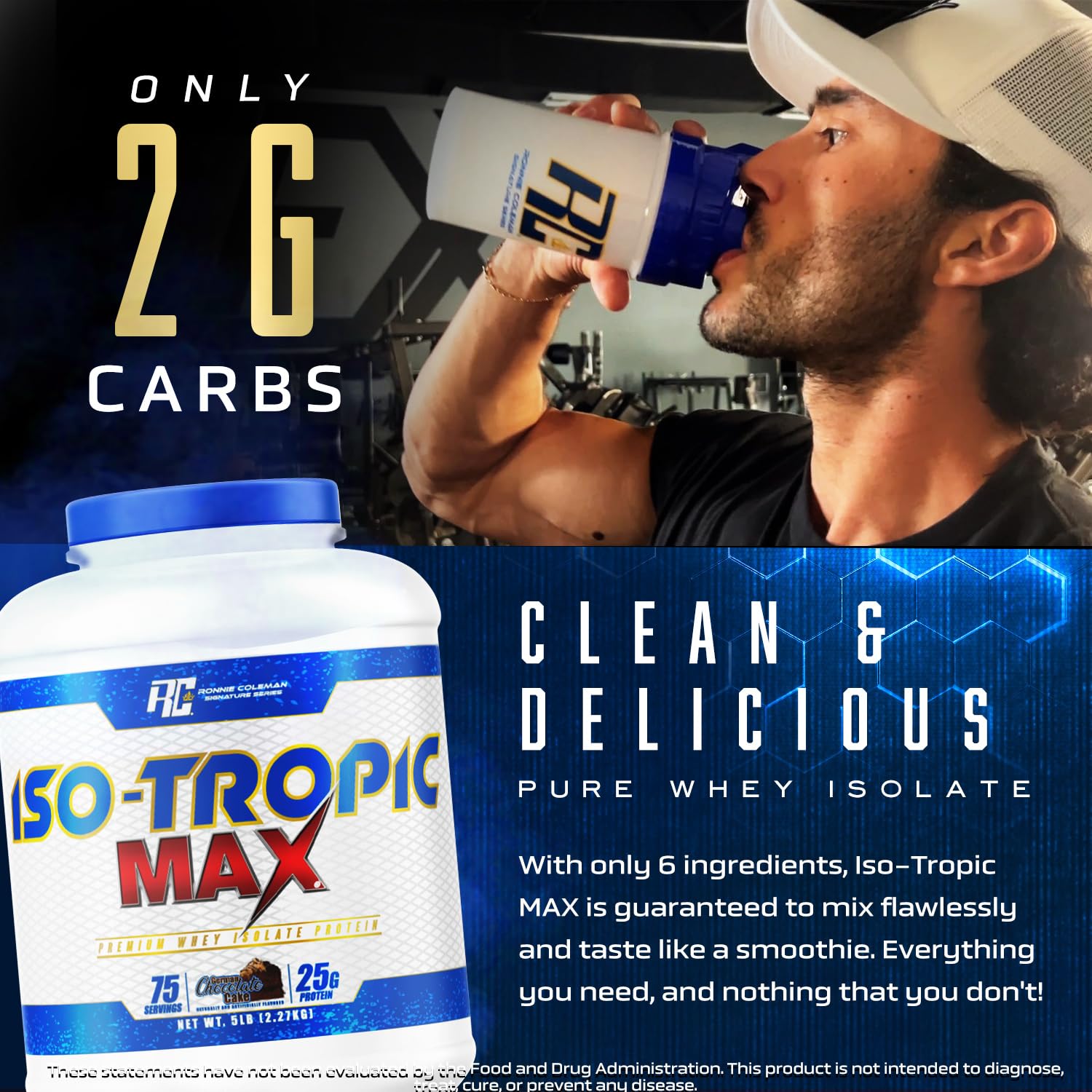Ronnie Coleman German chocolate cake flavor shake highlight