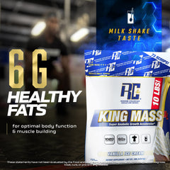 King Mass XL scoop included for precise high-calorie portions.