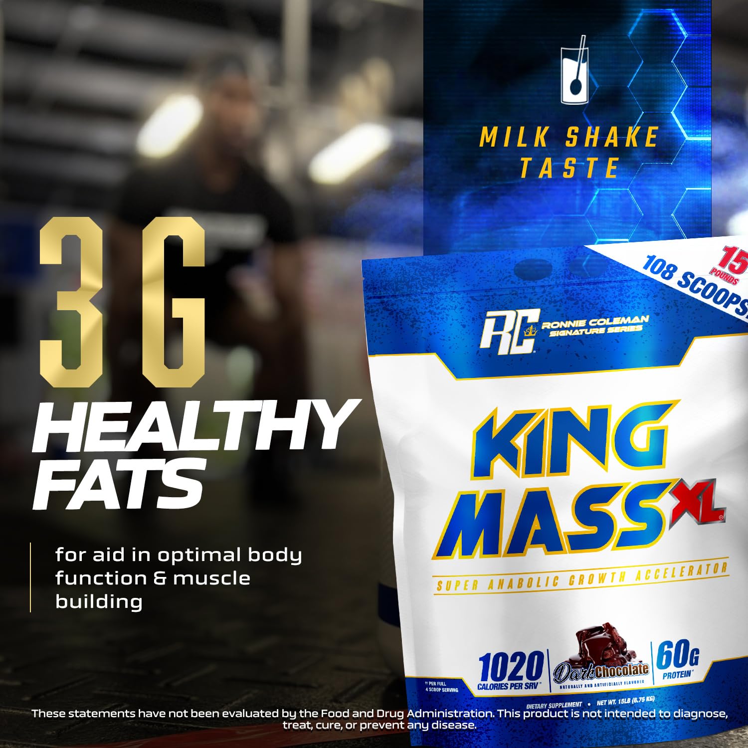 Ronnie Coleman King Mass XL serving cup ready to mix