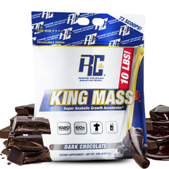 Ronnie Coleman King Mass XL tub front view highlighting mass gainer profile