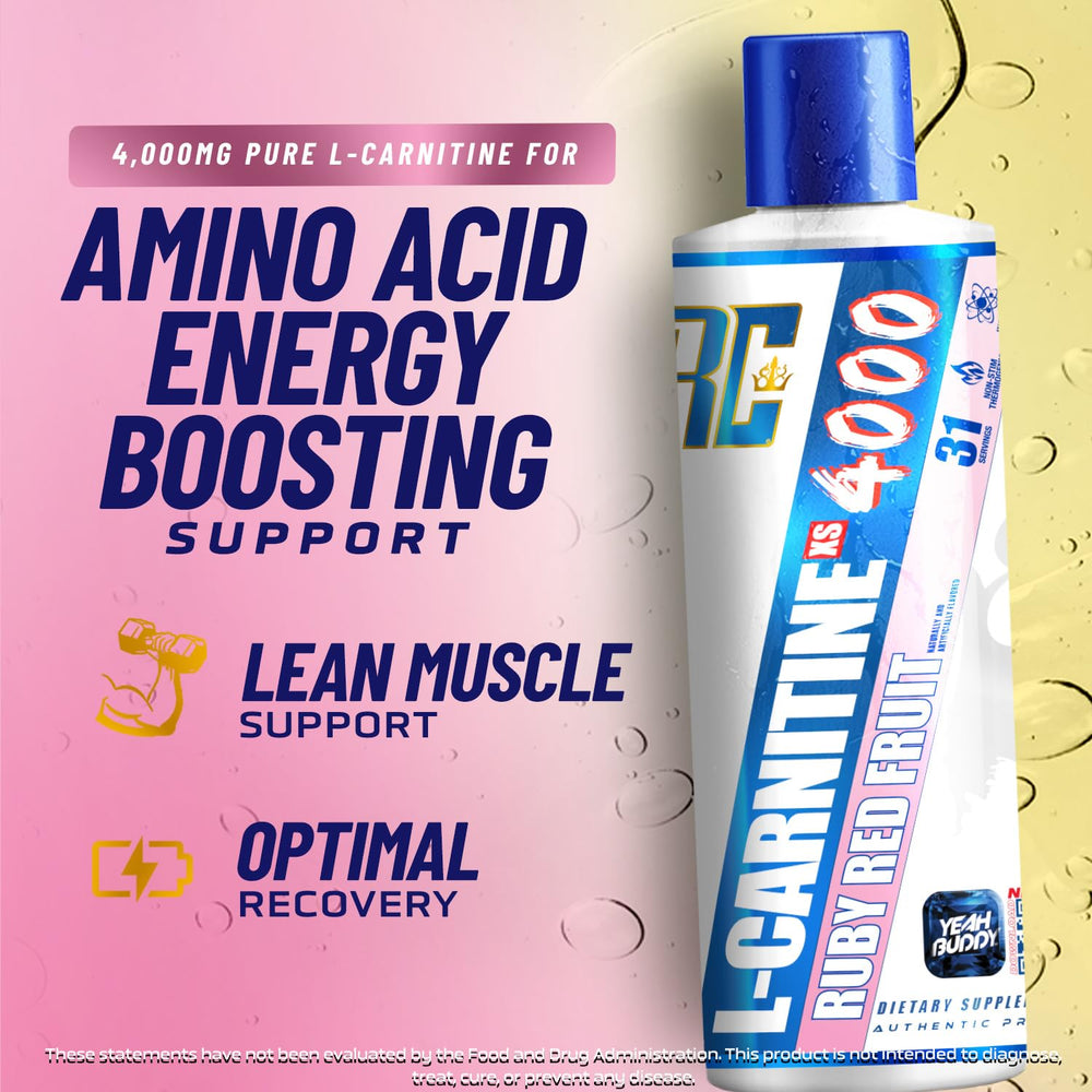 Ronnie Coleman L-Carnitine XS 4000 Liquid pour shot for quick dosing