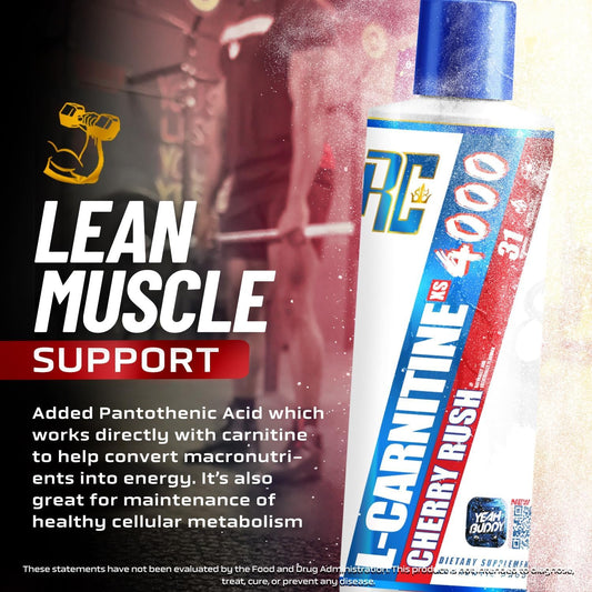 Pouring Ronnie Coleman L-Carnitine XS 4000 liquid for easy serving on the go.
