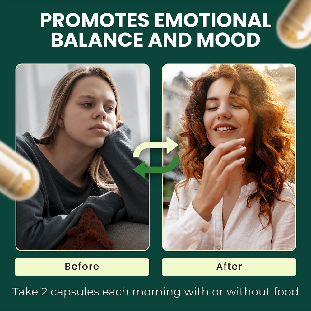 MoodLift daily use setup demonstrates simple capsule-based wellness habit.