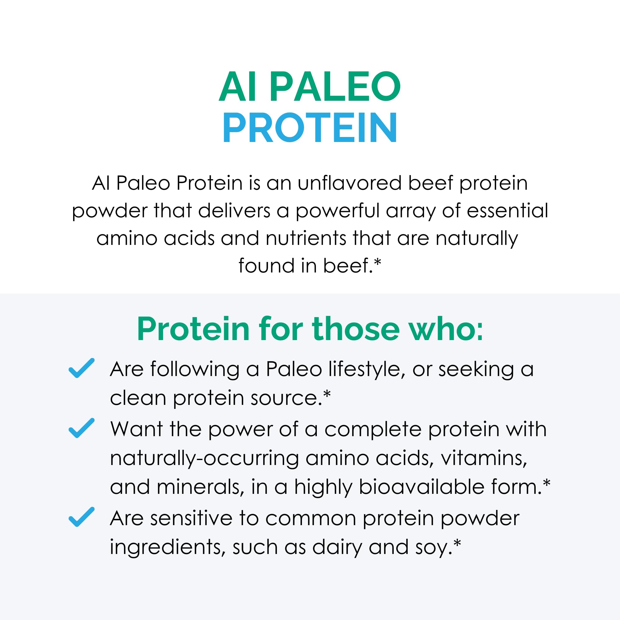 Rootcology AI Paleo Protein label closeup highlights clean ingredients