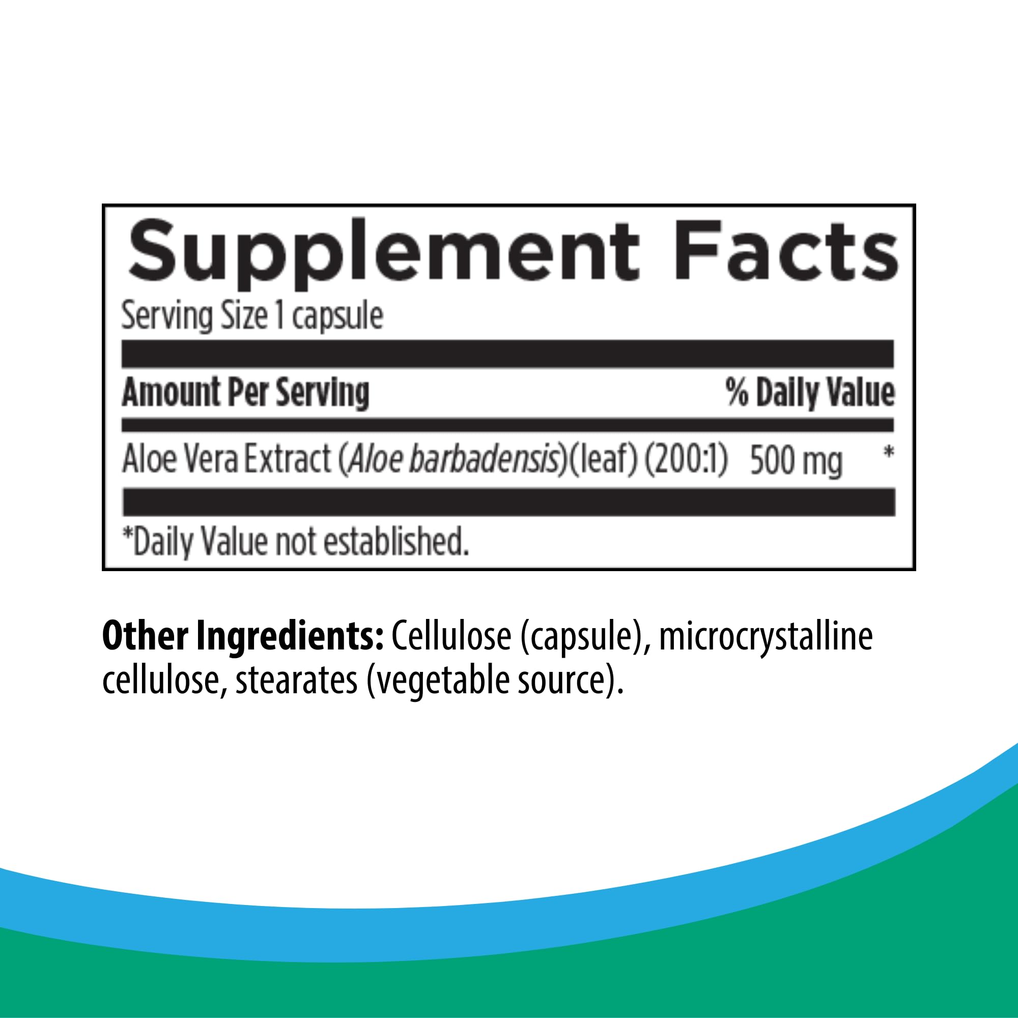 Close-up of Rootcology Aloe Vera Capsules for easy daily use.