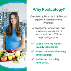 Rootcology Berberine bottle pouring softgels into hand for daily use.