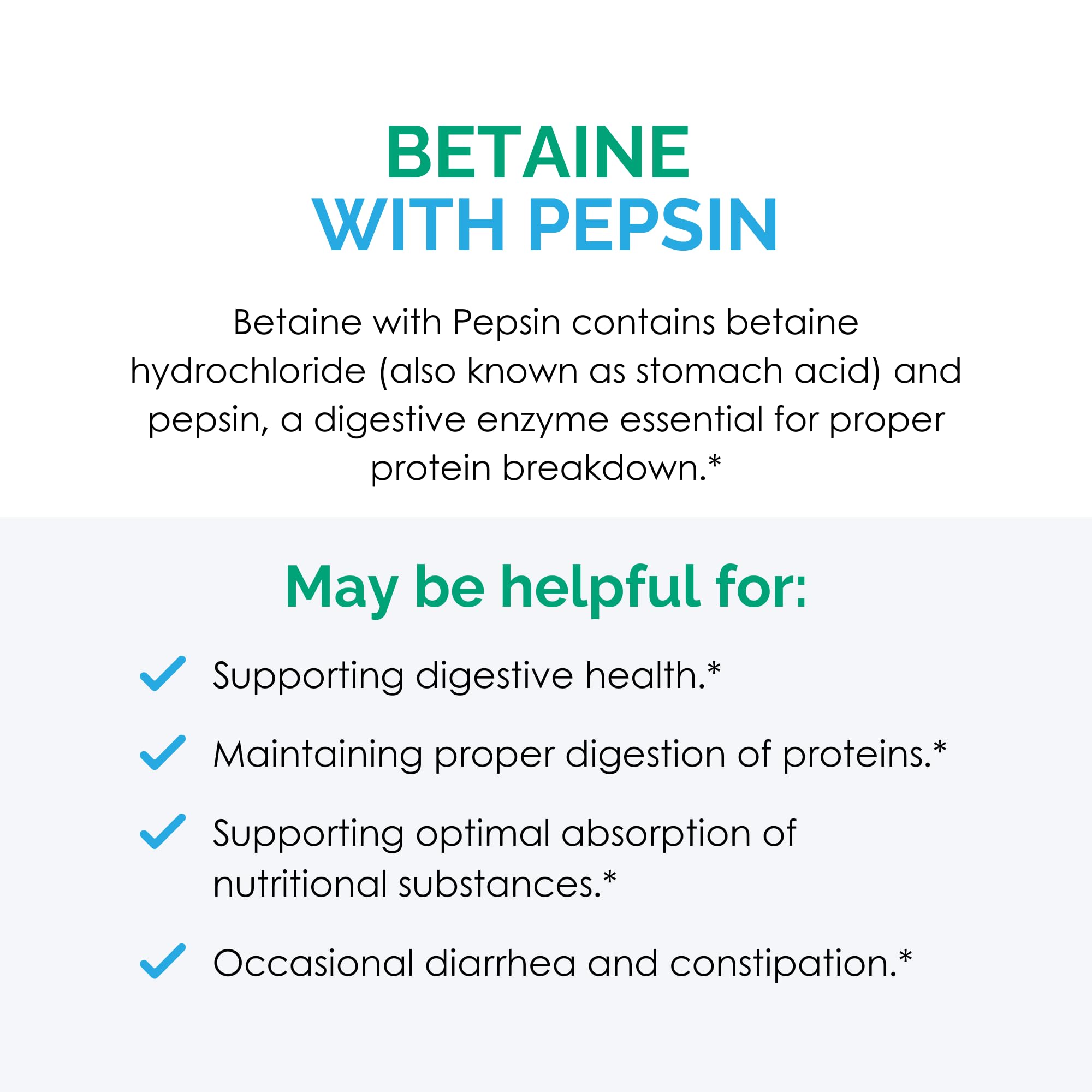 Rootcology Betaine with Pepsin dosing guide for daily routine