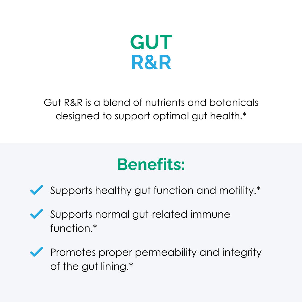 Rootcology Gut R&R Southern Peach nutrition facts detail serving content.