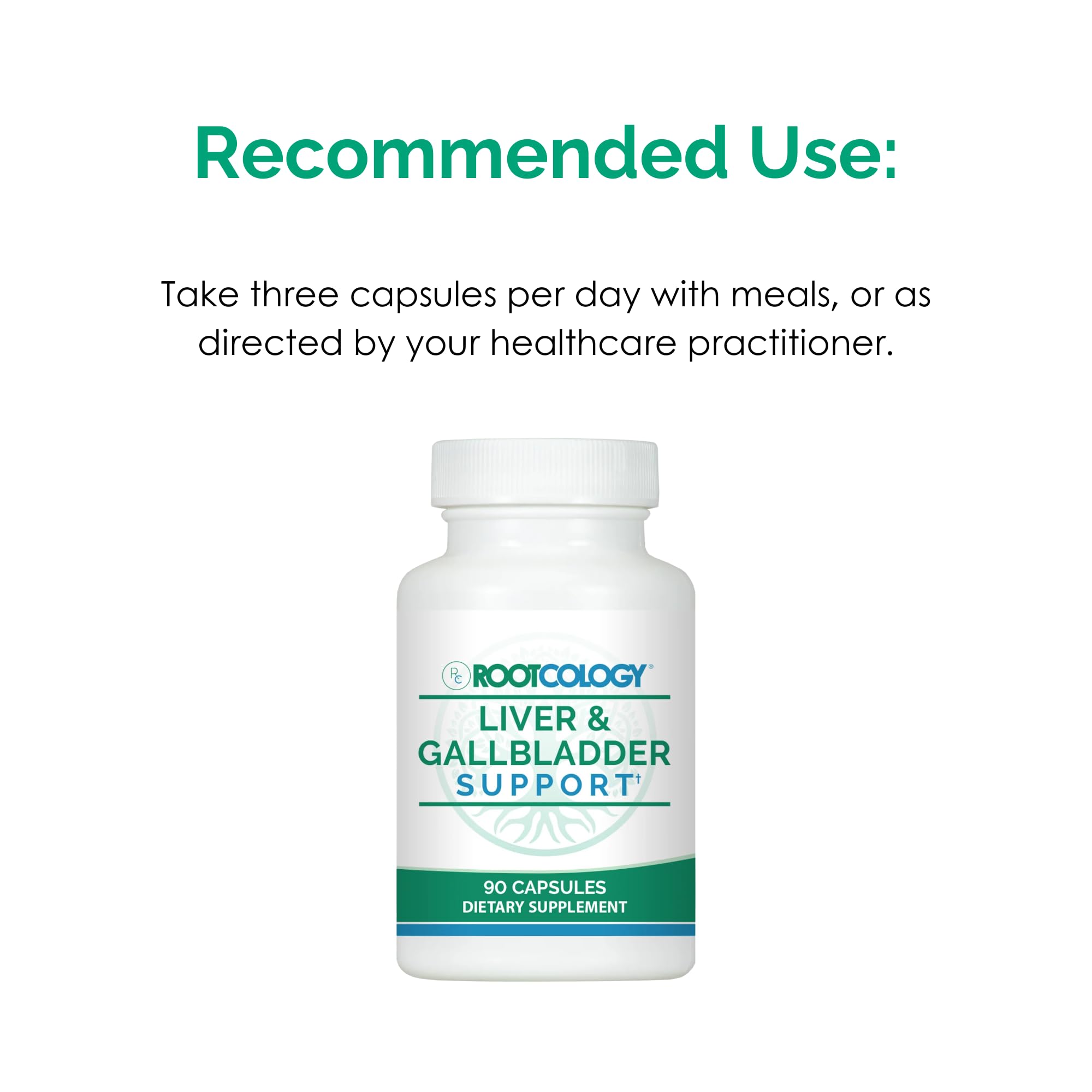 Rootcology Label detail highlights gluten-free, dairy-free, non-GMO formula.