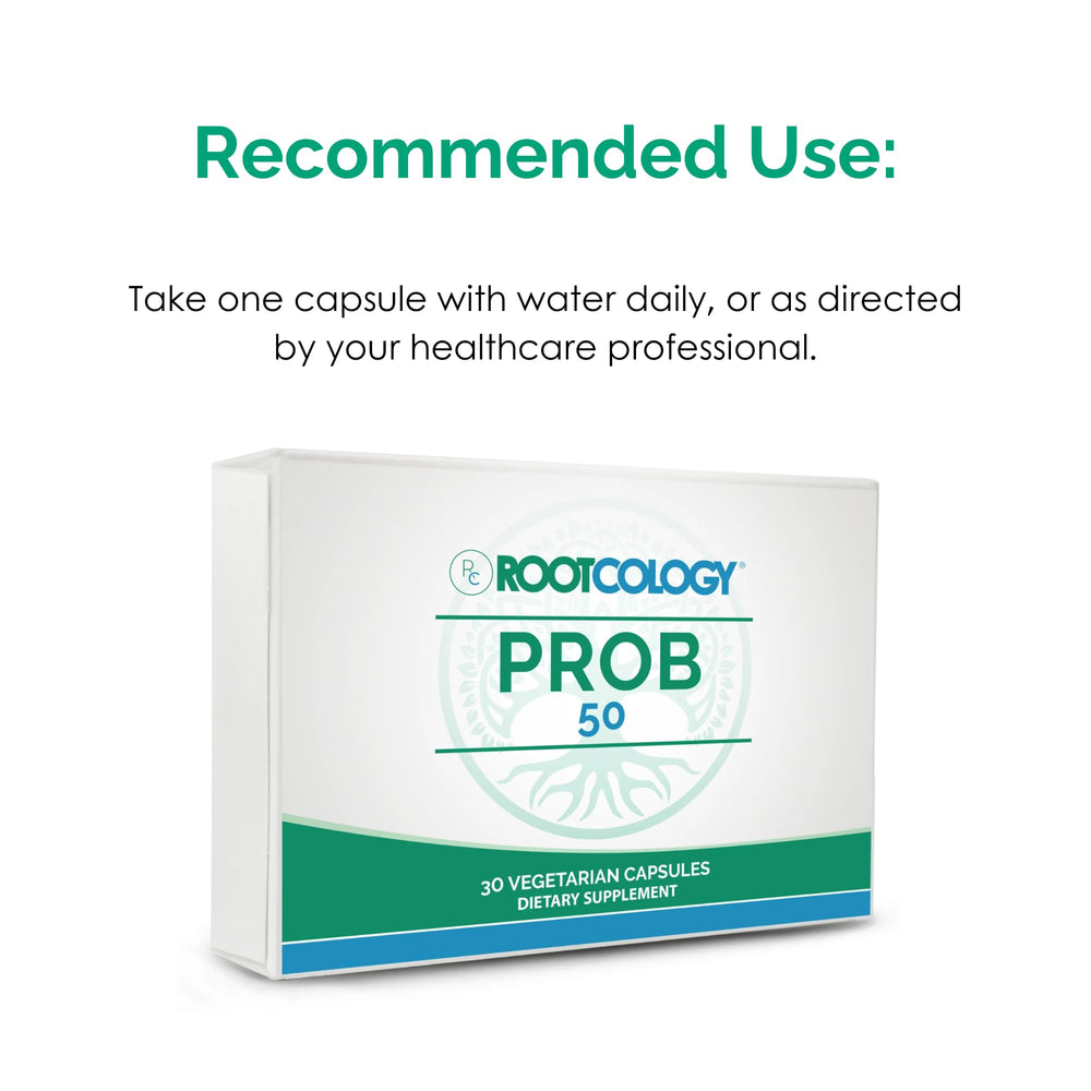 Travel-friendly packaging of Rootcology ProB 50 for on-the-go use.