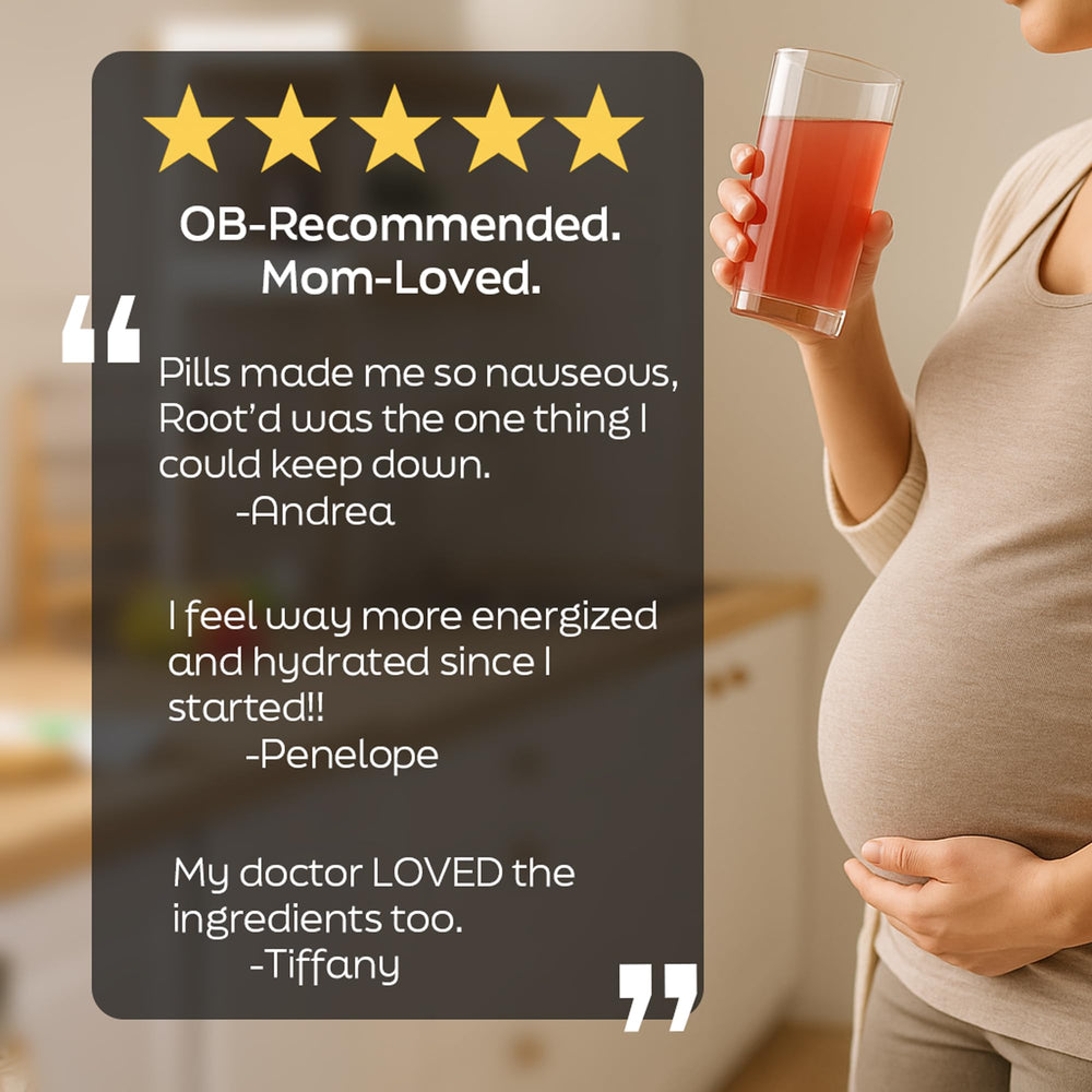 Root'd nutrition label communicates allergen-free, vegan-friendly formulation