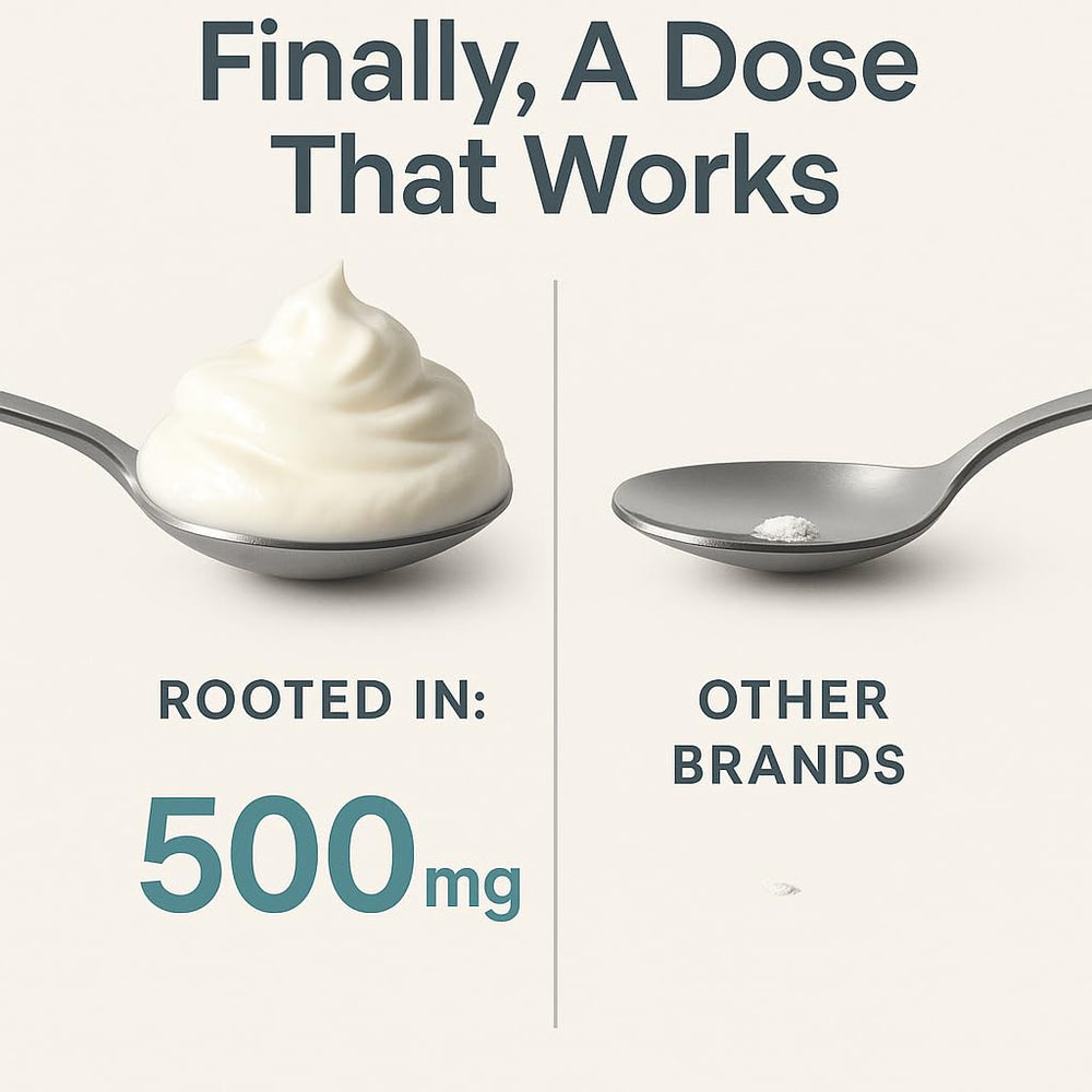 Rooted In magnesium cream ingredients on display signaling trusted, high-potency blend.