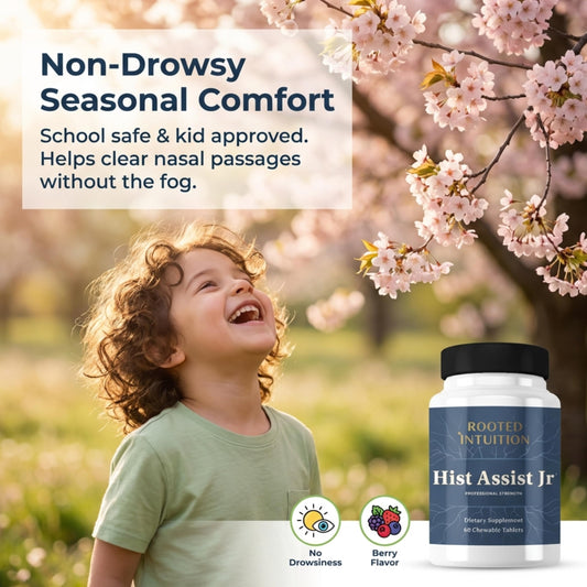 Hist Assist Jr chewables dissolve quickly for kid-friendly daily use.
