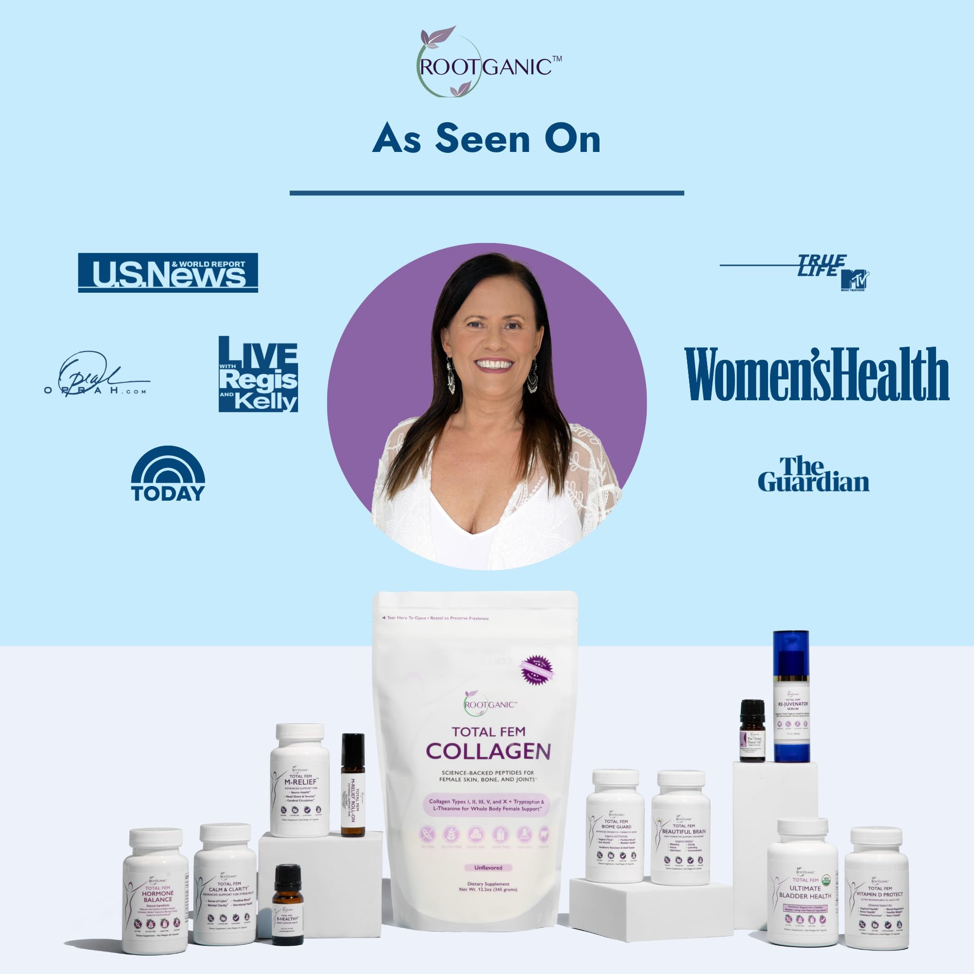 Rootganic Down There Oil supports women's wellness with hormone-free care.