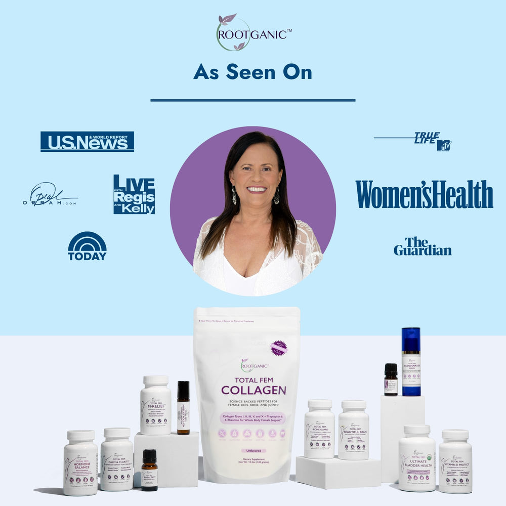 Rootganic Down There Oil supports women's wellness with hormone-free care.