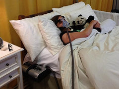 Roscoe Medical CPAP Holder requires no bed frame changes.