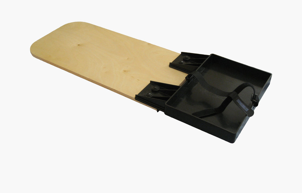 Roscoe Medical CPAP Holder with Velcro strap keeps the unit firmly in place.