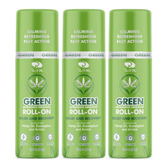 ROSS D'ELEN Green Menthol Roll-On 3-Pack delivers portable refreshing cooling for daily use.