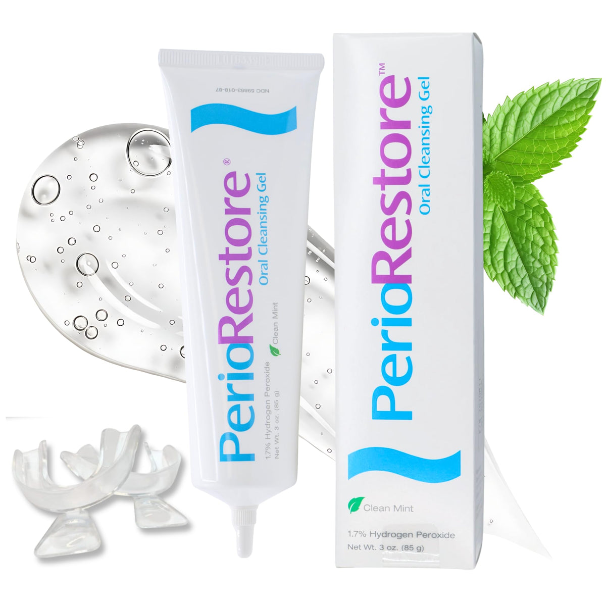 Rotadent ProCare Perio Restore gel tube for at-home whitening and gum care.