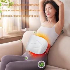 ROUYIL massager with built-in heat for warm, relaxing abdominal sessions