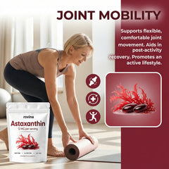 Rovina Astaxanthin from Haematococcus pluvialis origin for natural support.