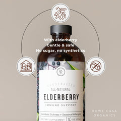 Rowe Casa Organics elderberry syrup dosing spoon for kids