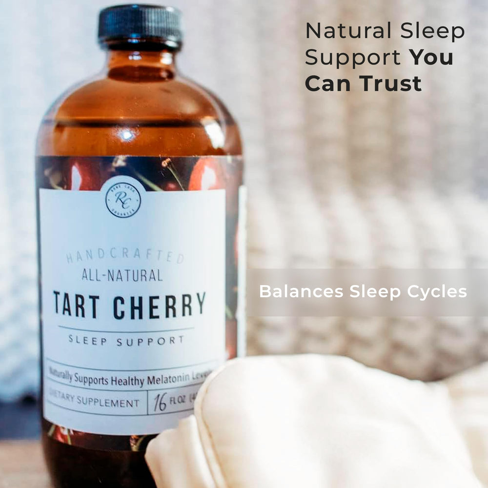Rowe Casa Organics tart cherries enrich sleep support formula