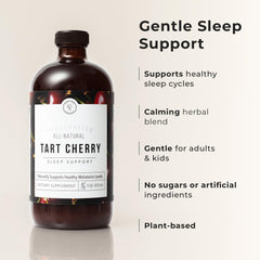 Rowe Casa Organics liquid sleep support poured into water for easy use