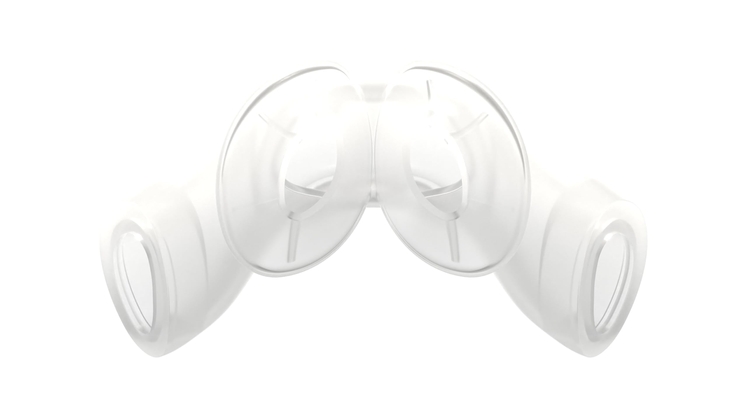 Roya Medical Dream Wear nasal pillow medium features smooth silicone edges for gentle facial contact.