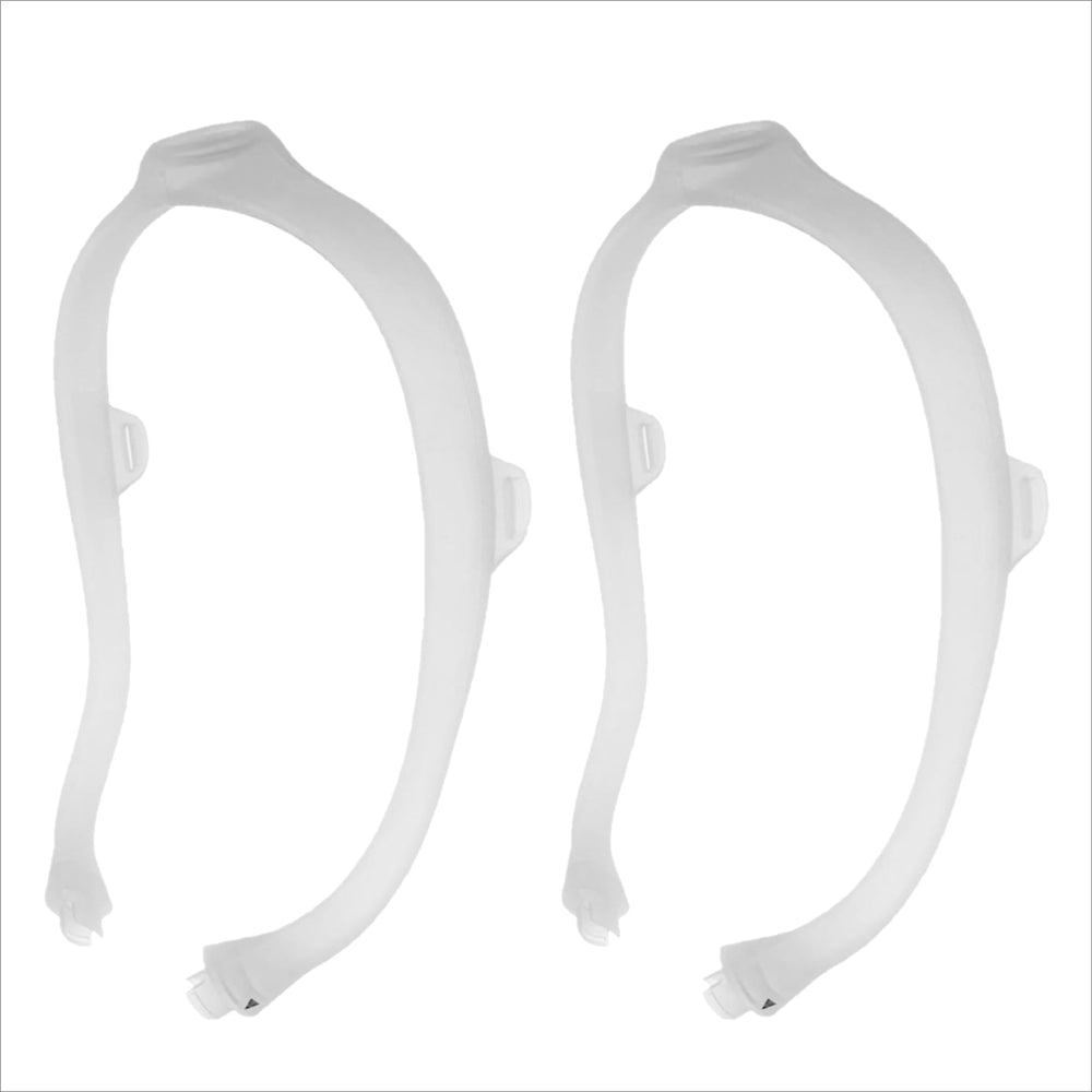 Closeup of smooth edge on Roya Medical DreamWear frame for skin comfort.