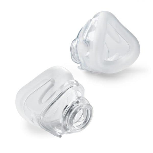Roya Medical WISP nasal mask clear frame with short tube for easy daily setup.