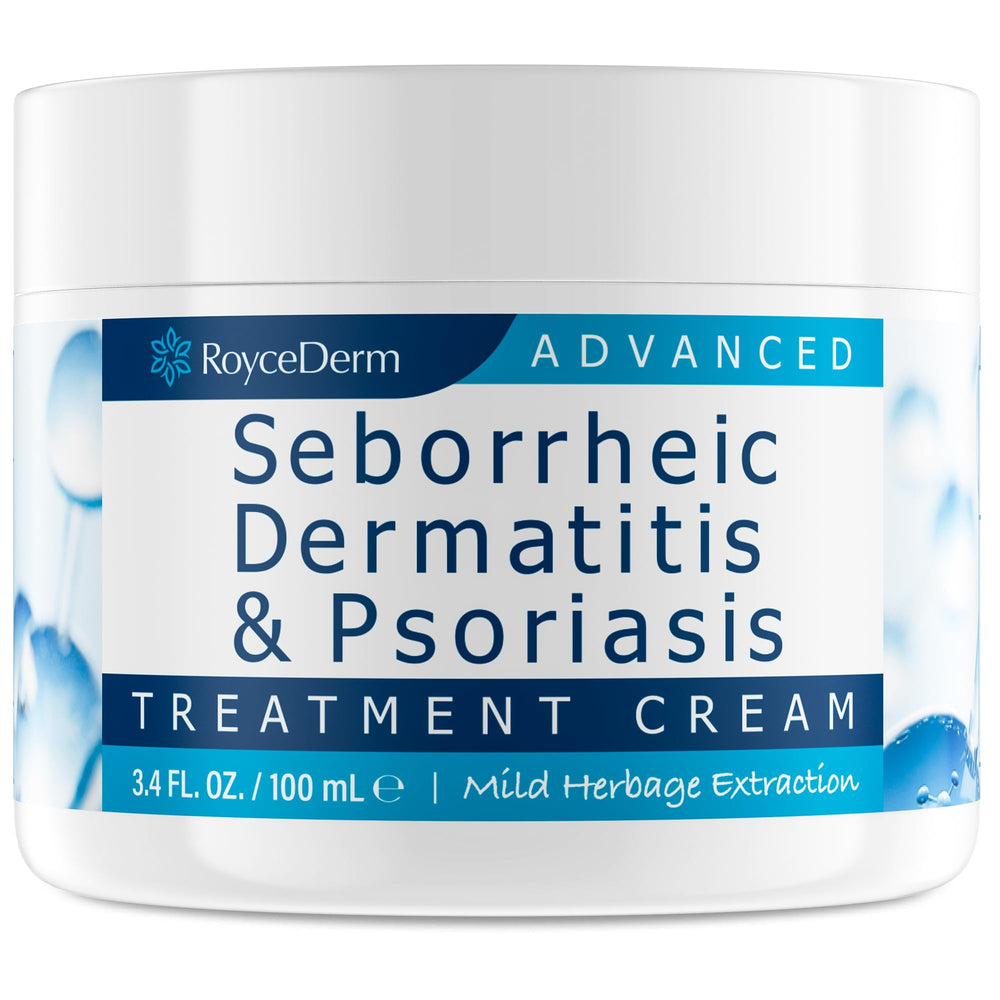 Roycederm Seborrheic Dermatitis Cream jar for soothing scalp comfort