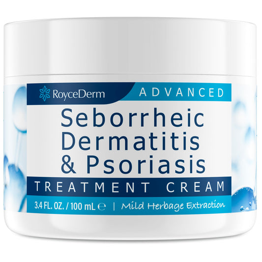 Roycederm Seborrheic Dermatitis Cream jar for soothing scalp comfort