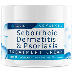 Roycederm Seborrheic Dermatitis Cream jar for soothing scalp comfort
