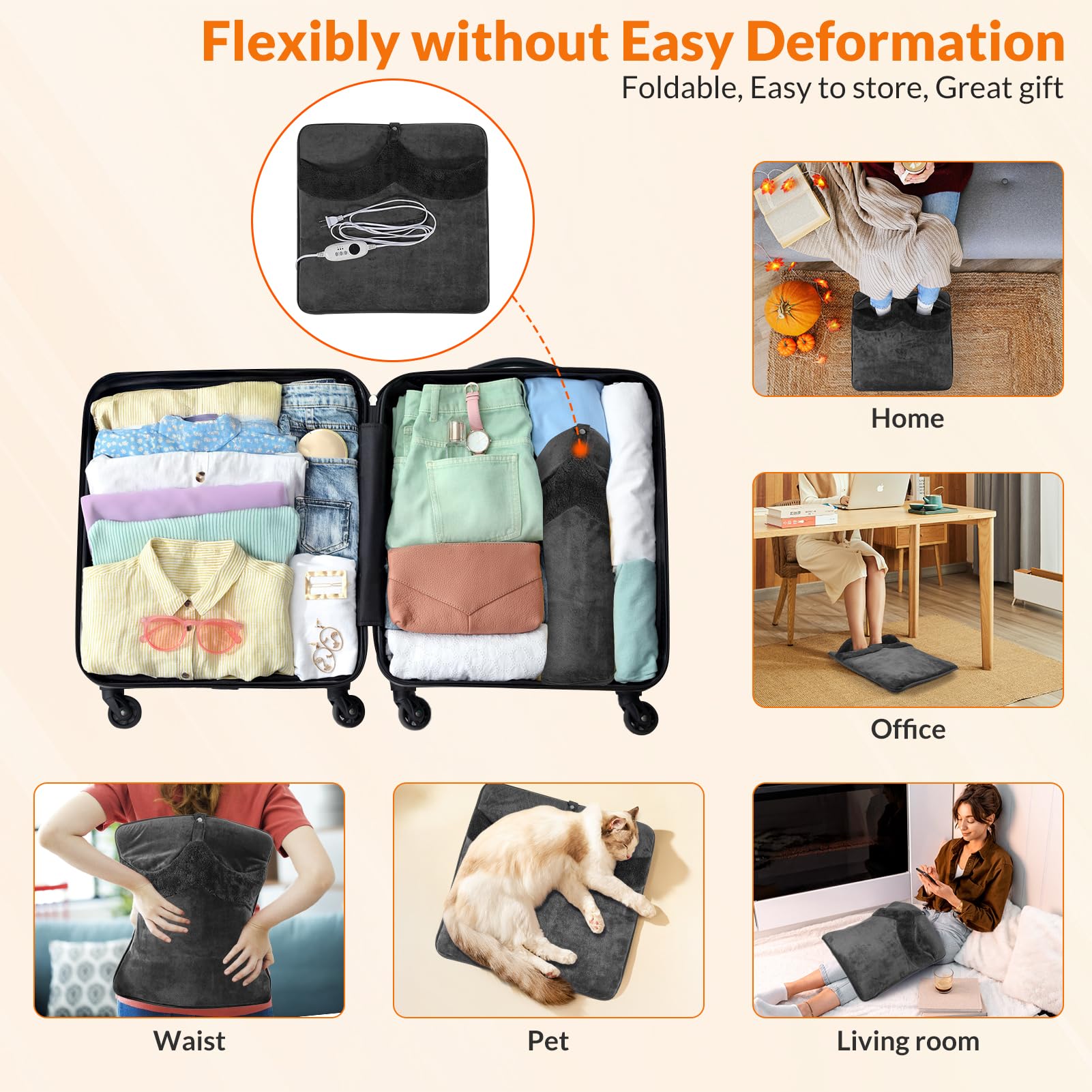 ROZEEYUU removable cover machine-washable for easy care