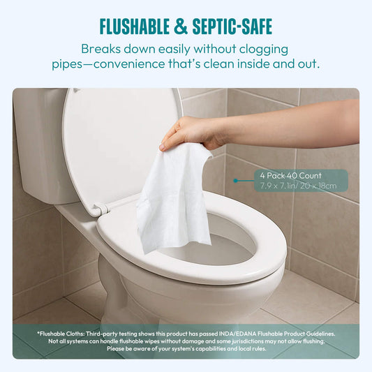 RPE Life wipes, individually wrapped, ideal for purse or gym bag freshness.