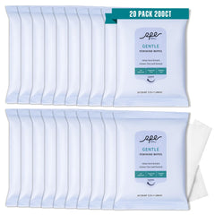 RPE Life large feminine wipes, pack-front for on-the-go cleansing.